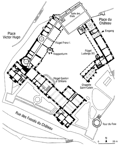 Grundriss Château de Blois