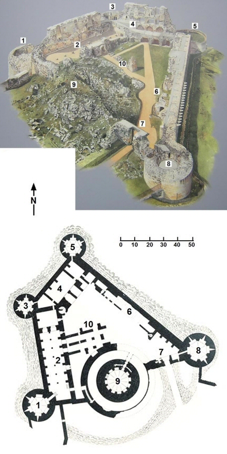 Grundriss Château de Coucy