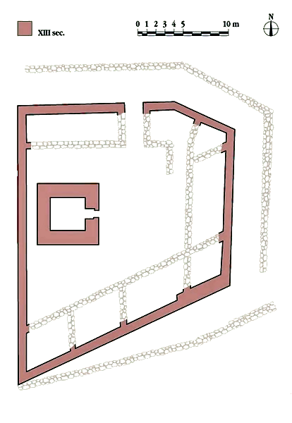 Grundriss Castello della Fava