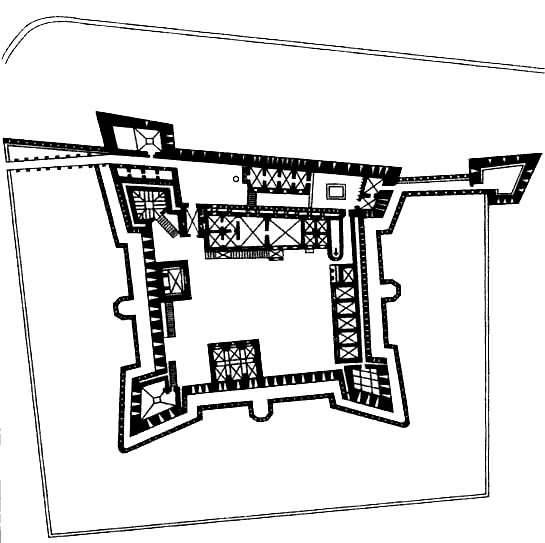 Grundriss Festung Gherla