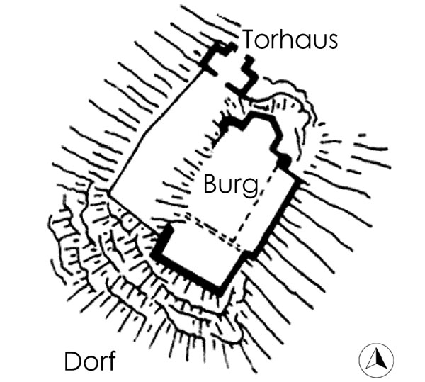 Grundriss Burg Argenschwang