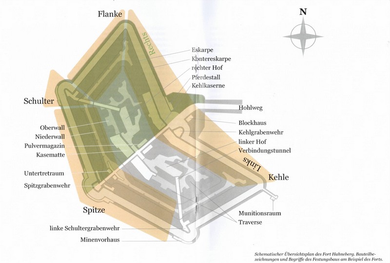 Grundriss Fort Hahneberg