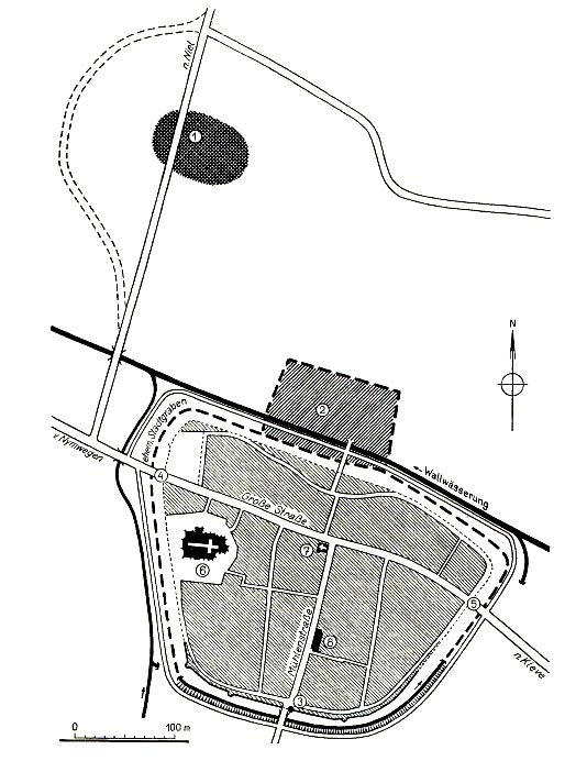 Lageplan Kranenburg