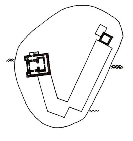 Lageplan des Schlosses