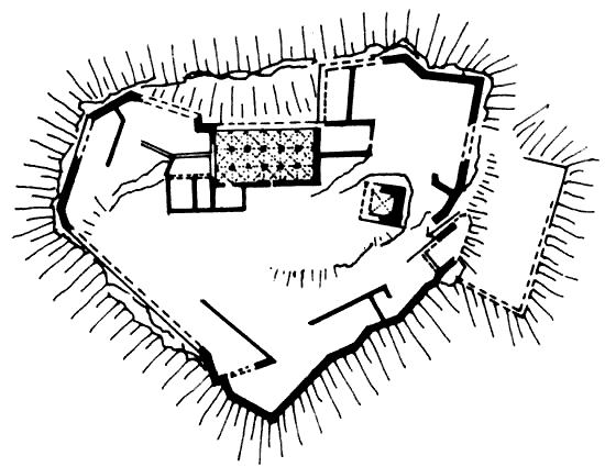 Grundriss Château du Grand-Geroldseck
