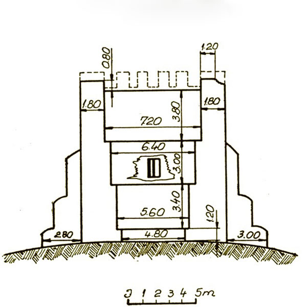 Grundriss Sebesrom-Sebestorony von D. Teicu.