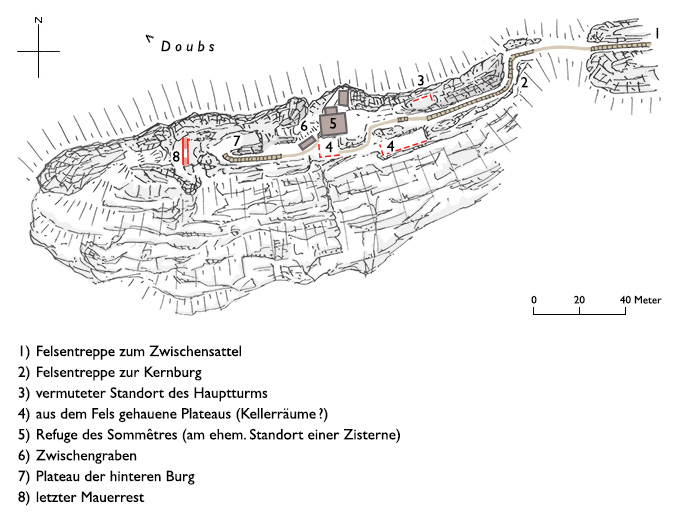 Grundriss Spiegelberg (Muriaux)