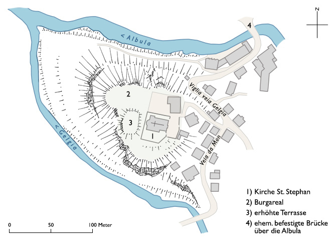 Grundriss Tiefencastel